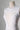 Stretch white short dress with crystal gems