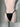 Stretchy leather thong