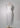 Off white silky fabric with pearls and crystals corest dress