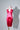 Short pink satin dress