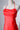 Short light red dress open back