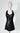 leather streatchy and mesh dress