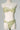 metallic light olive swim wear