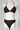 2 piece  sparkly bralette set with pink and green rainstones