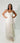 ruffle ivory flower decor dress