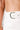 white denim brown inseams and belt with zipper