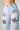 stretchy jeans denim cuts high waisted fish net